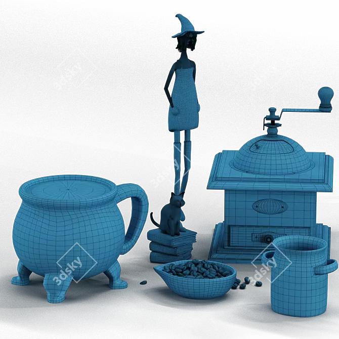 Enchanting Witches' Brew Collection 3D model image 2