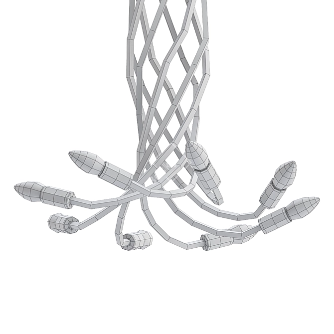 Roots Pendant Chandelier 3D model image 2