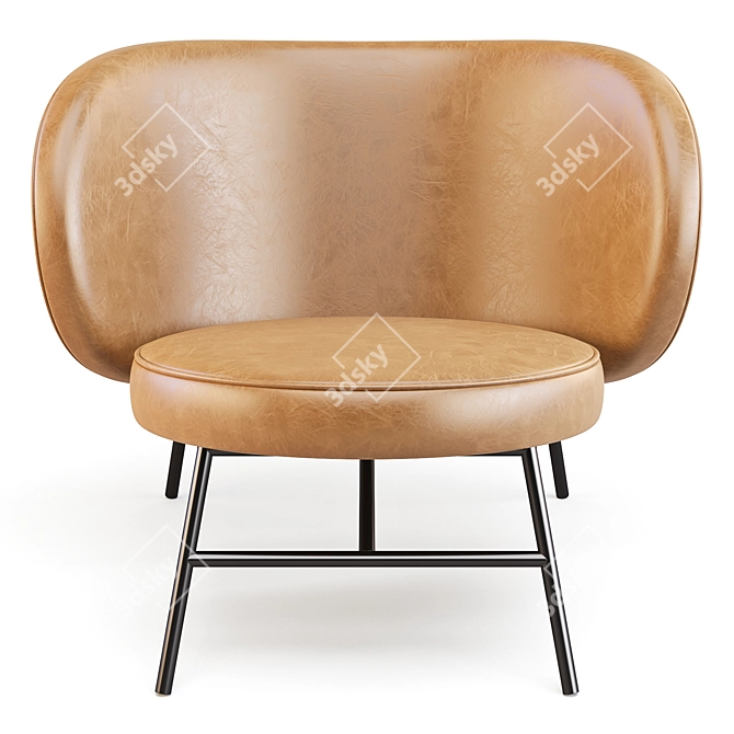 Velvet Bliss: Max Armchair 3D model image 11