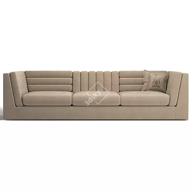 TRUSSARDI RELIEF Sofa: Stylish Comfort for Your Home 3D model image 10