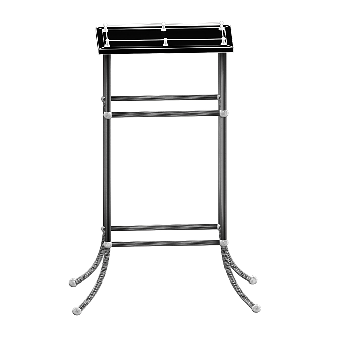 Elegant Brandy Side Table 3D model image 3