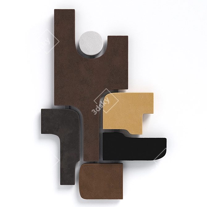 Modern Wall Sculpture: Giobagnara Tabou Parete #4 3D model image 12