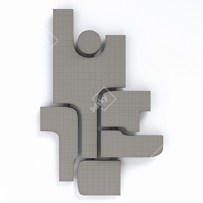 Modern Wall Sculpture: Giobagnara Tabou Parete #4 3D model image 17