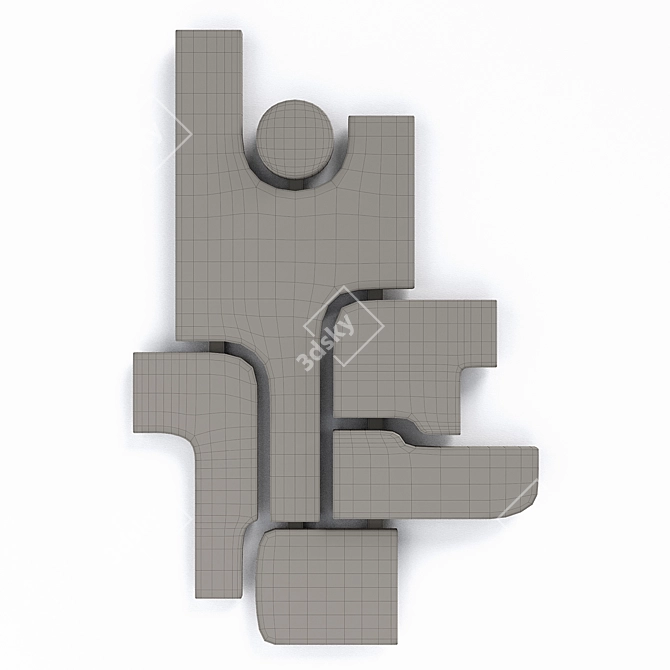 Modern Wall Sculpture: Giobagnara Tabou Parete #4 3D model image 18