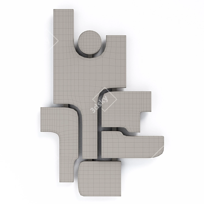 Modern Wall Sculpture: Giobagnara Tabou Parete #4 3D model image 19