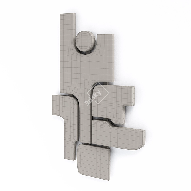 Modern Wall Sculpture: Giobagnara Tabou Parete #4 3D model image 22