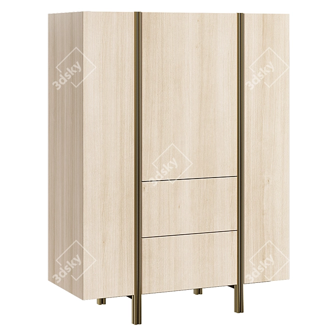  Stylish Cabinet Edge - Versatile Design 3D model image 1