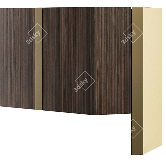 Modish Millennial Sideboard 3D model image 2