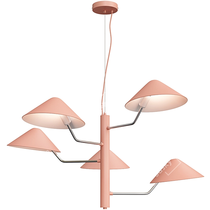 Modern Chandelier: Svamp by Anzano 3D model image 1