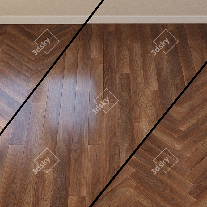 Classen Discovery 4V Gray Oak: Versatile Laminate Flooring 3D model image 1