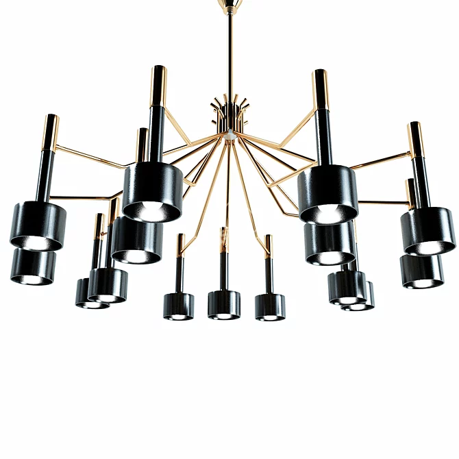 Modern Pendant Light Fixture 3D model image 3