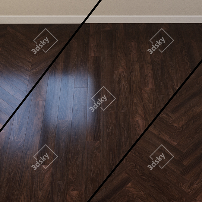 Classen Discovery 4V Laminate: Verdun Oak Graphite 3D model image 1