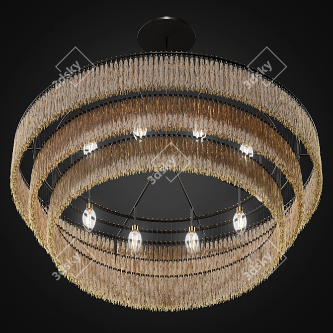 Sophisticated Modern Ceiling Lamp by Zagg 3D model image 2