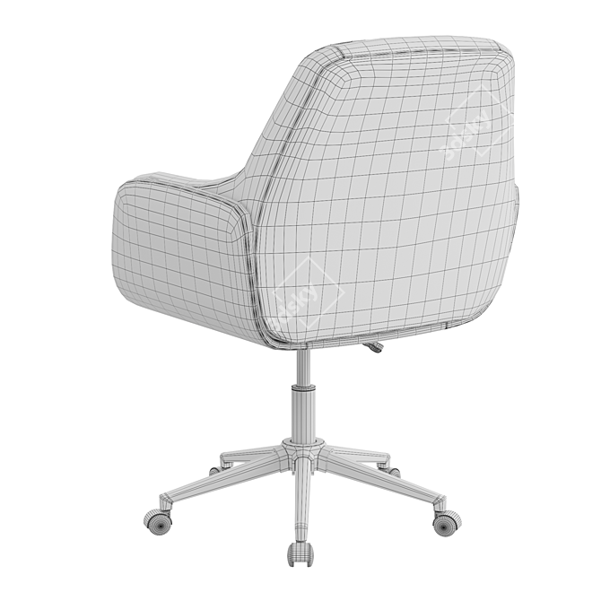 Modern Ergonomic Office Chair 3D model image 5