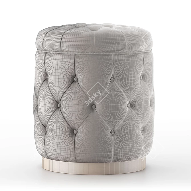 Elegant La Scala Stool 3D model image 6