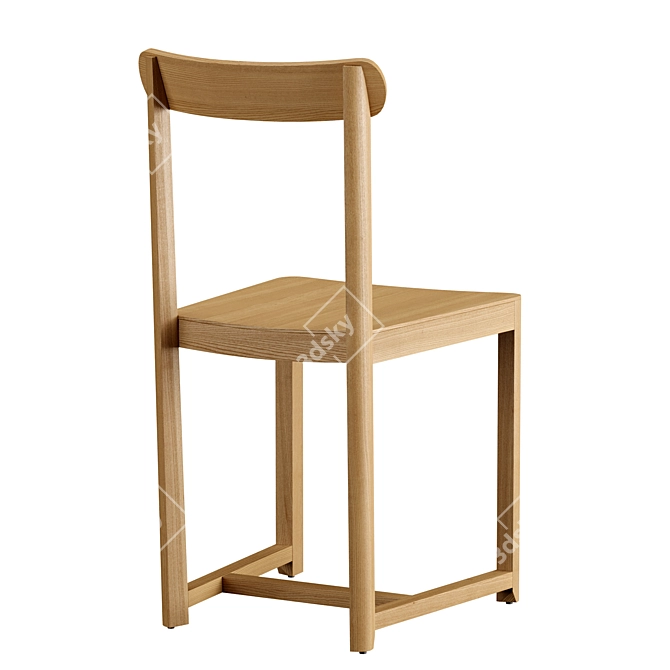 Modern Minimalist Seleri Chair 3D model image 2