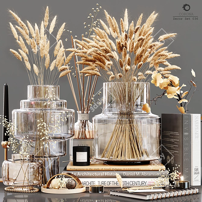 Elegant Decor Set 036: Detailed & High-Quality 3D model image 1