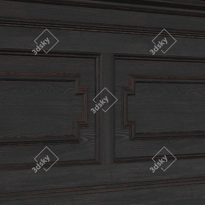 Versatile Decorative Panel Set 3D model image 5