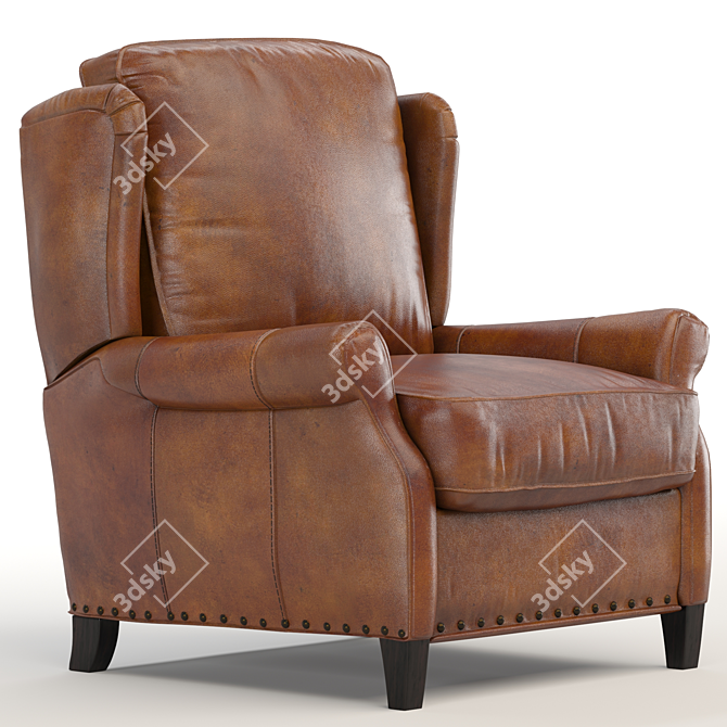 Luxury Reclining Armchair: Silas Recliner 3D model image 1