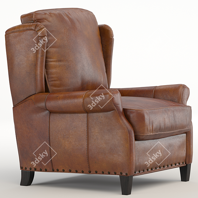 Luxury Reclining Armchair: Silas Recliner 3D model image 2