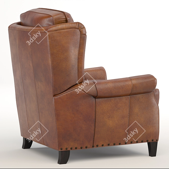 Luxury Reclining Armchair: Silas Recliner 3D model image 3
