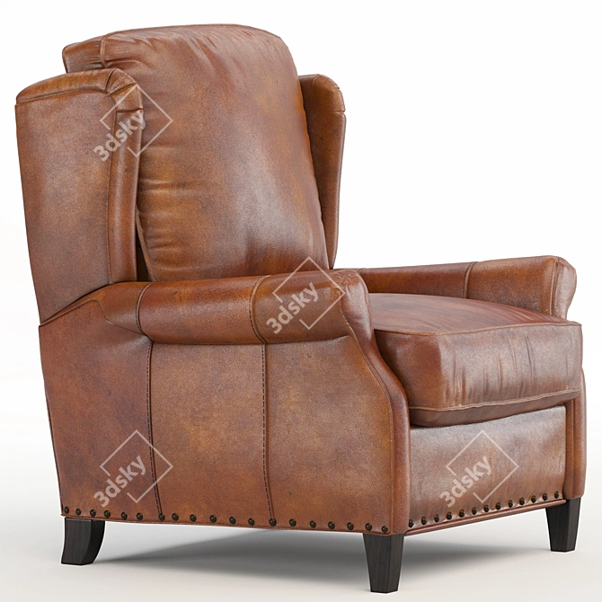 Luxury Reclining Armchair: Silas Recliner 3D model image 5