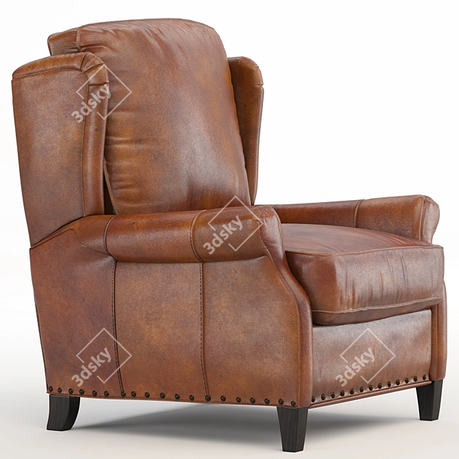 Luxury Reclining Armchair: Silas Recliner 3D model image 6