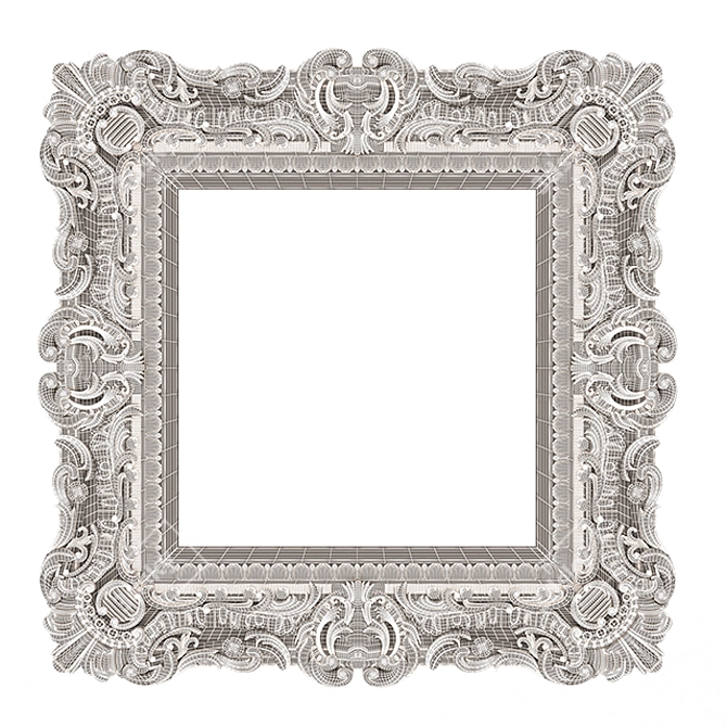 Elegant Frame Classic Design 3D model image 6