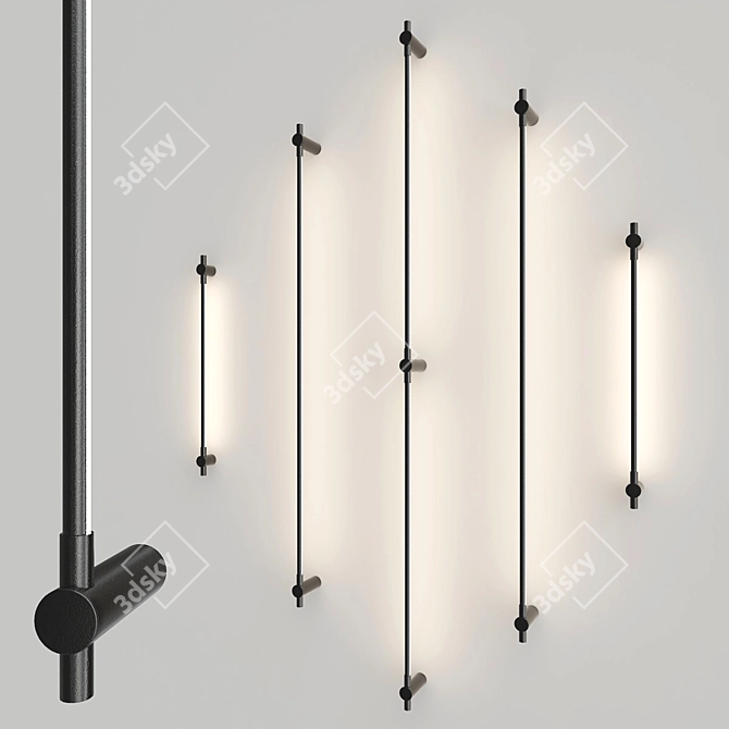 Juniper Thin Wall Lamps - Sleek and Stylish! 3D model image 1