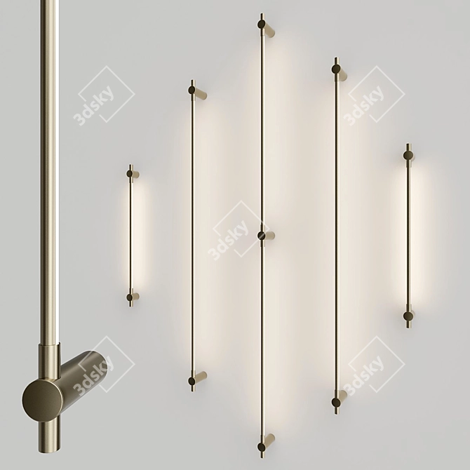 Juniper Thin Wall Lamps - Sleek and Stylish! 3D model image 3