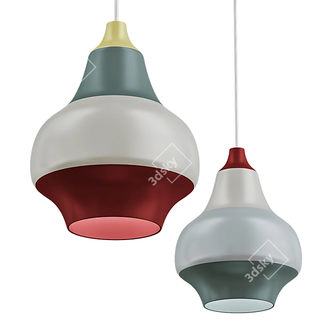 Cirque Pendant Light: A Modern Lighting Marvel 3D model image 1