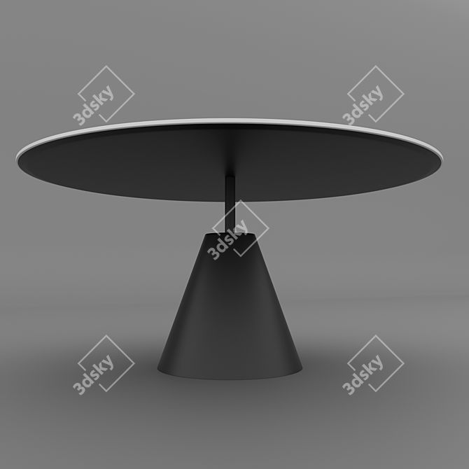 MeshSmooth Table for 3ds Max - High Detailing and Multiple Formats 3D model image 3