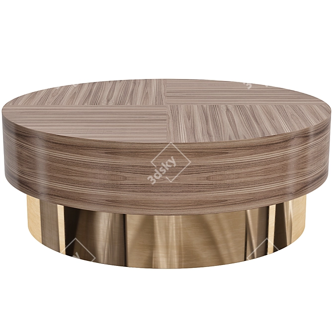 Minimalistic Coffee Table Design 3D model image 1