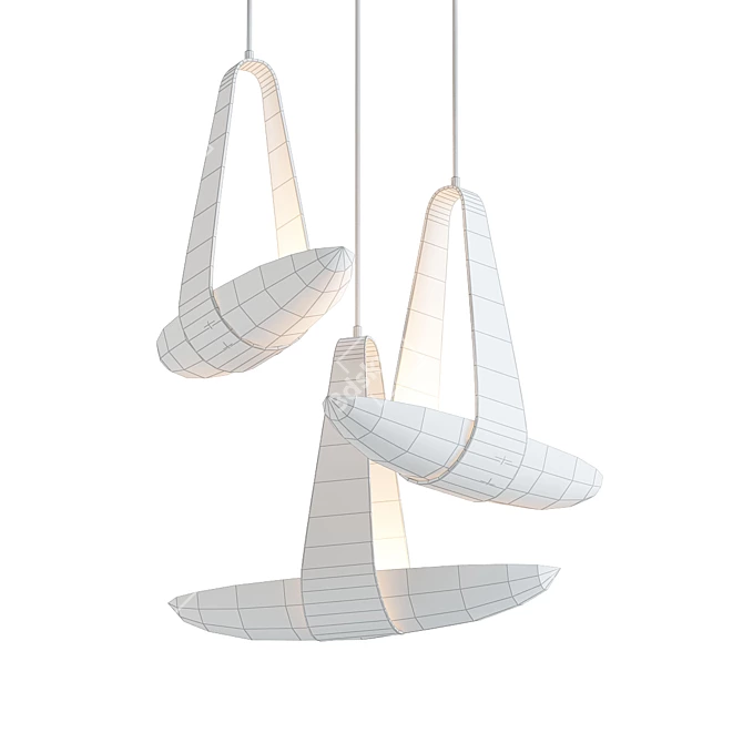 Sophisticated Sophia Chandelier 3D model image 2