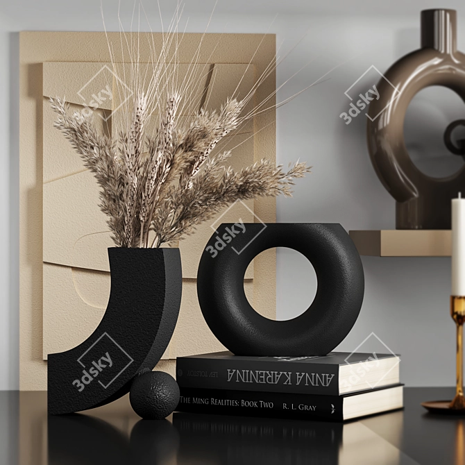 Modern Decor Set for Interior 3D model image 2