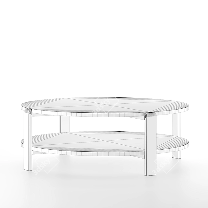 Sleek and Stylish: DEVON Coffee Table 3D model image 2
