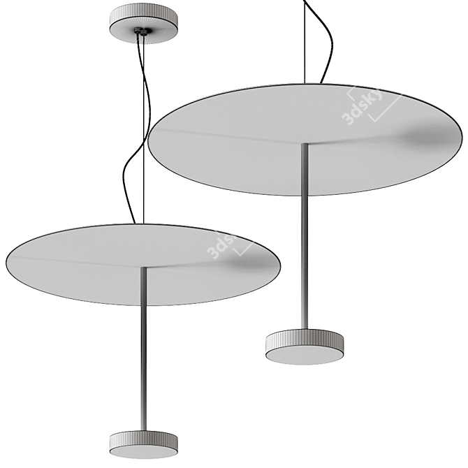 SERVOLUCE Pendant Lamp: Modern Elegance from Firmamento Milano 3D model image 3