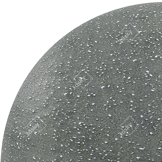 Concrete Gray Spotted Texture 3D model image 4