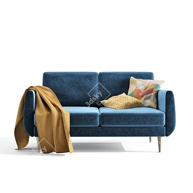 SMEDSTORP 2-Seater Sofa | 165x94x88 cm 3D model image 2