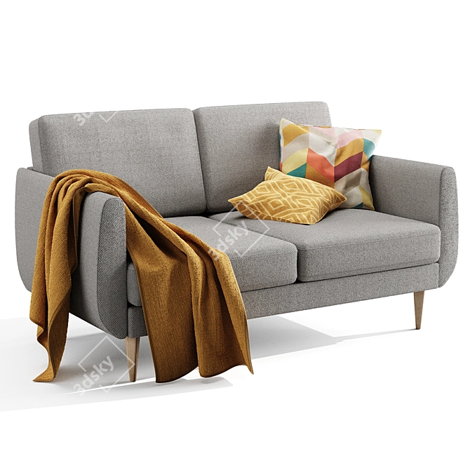 SMEDSTORP 2-Seater Sofa | 165x94x88 cm 3D model image 9