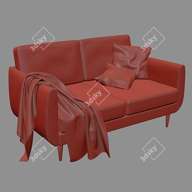 SMEDSTORP 2-Seater Sofa | 165x94x88 cm 3D model image 13