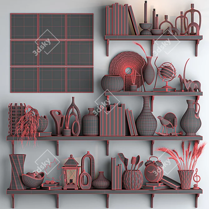 Elegant Decor Set: Exquisite Design 3D model image 6