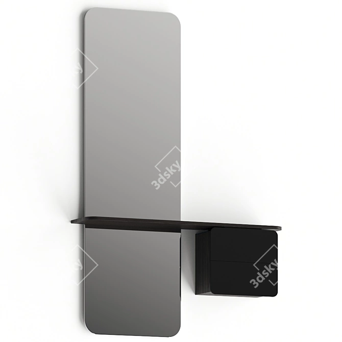 Reflective Elegance: UMAGE Spiegel Mirror 3D model image 2