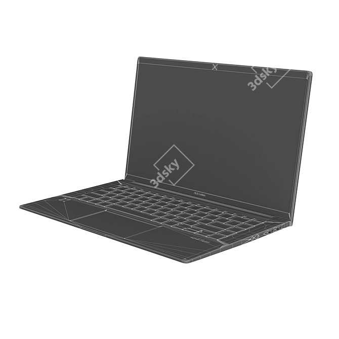 Asus Vivobook S14 (S435) - Stylish and Powerful Laptop 3D model image 5