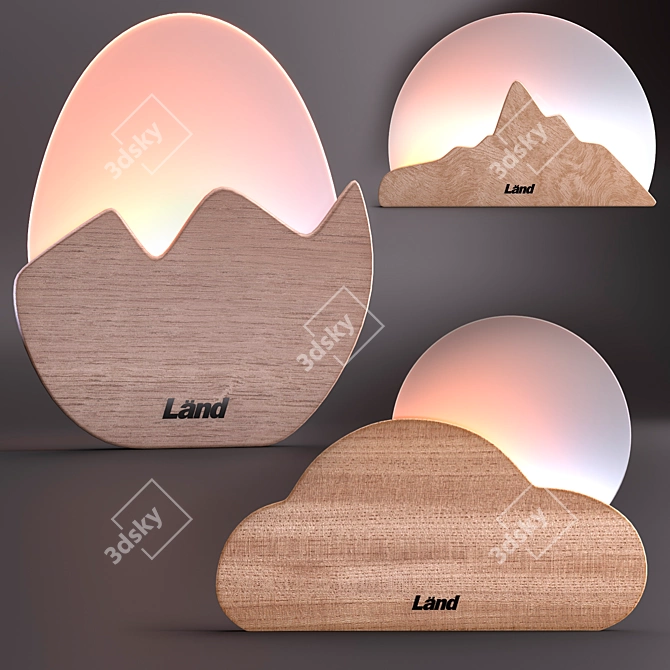 Luminous Landscapes Night Lights 3D model image 1