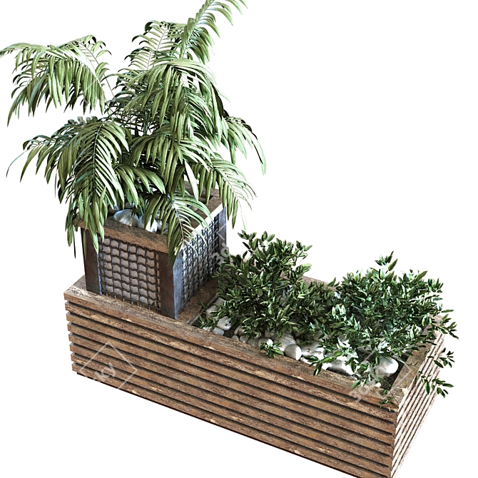 Greenery Box: 5-in-1 Plant Set 3D model image 5