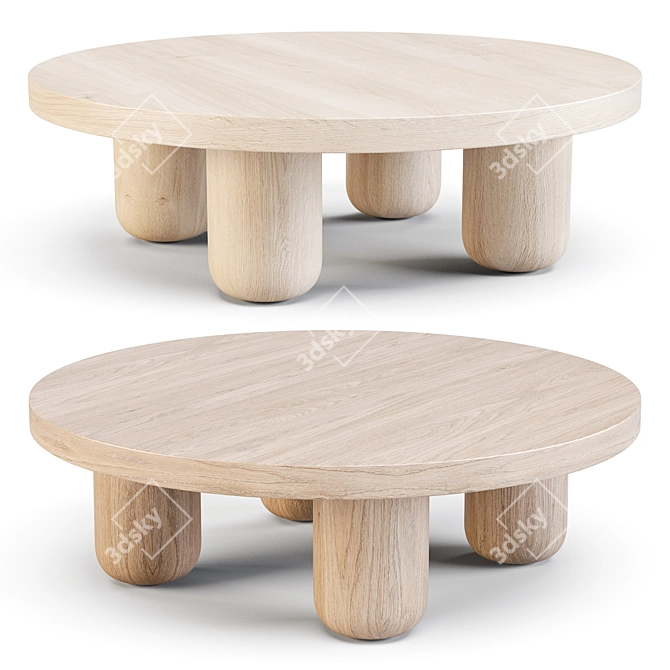 Chudov Design: Line Coffee Table 3D model image 1