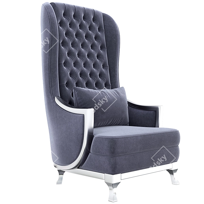 Luxury Classic Modern Terrace Chair 3D model image 2