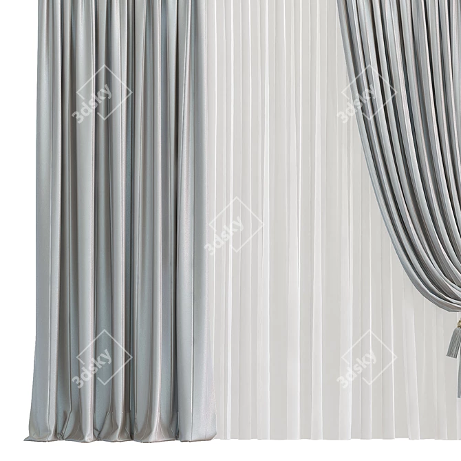 Renovated Curtain 915 3D model image 2