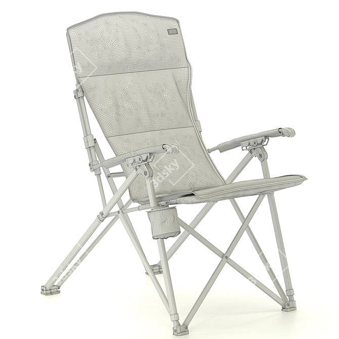 Woods Siesta Camping Chair 3D model image 4